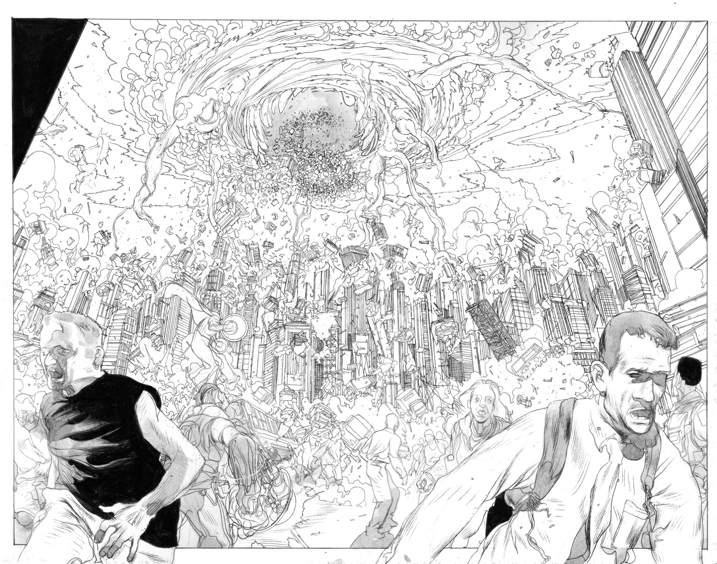 Resurrection Man: Quantum Karma - Issue 04 Page 12-13 Spread