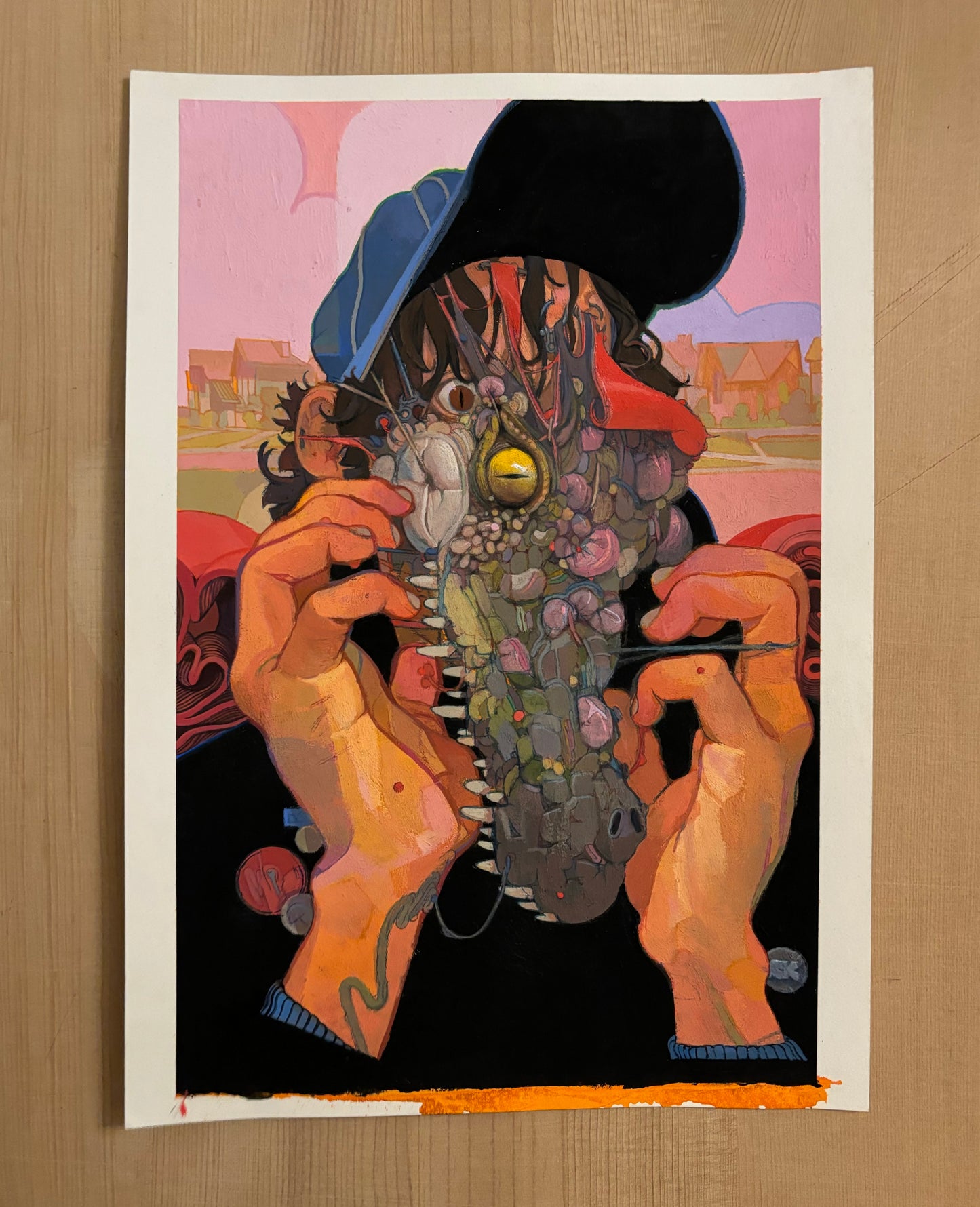 Crocodile Black #2 - Original Variant Cover Art