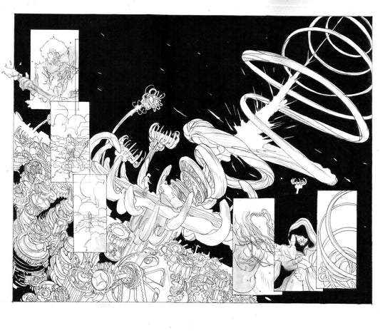 Resurrection Man: Quantum Karma - Issue 03 Page 04-05 Spread