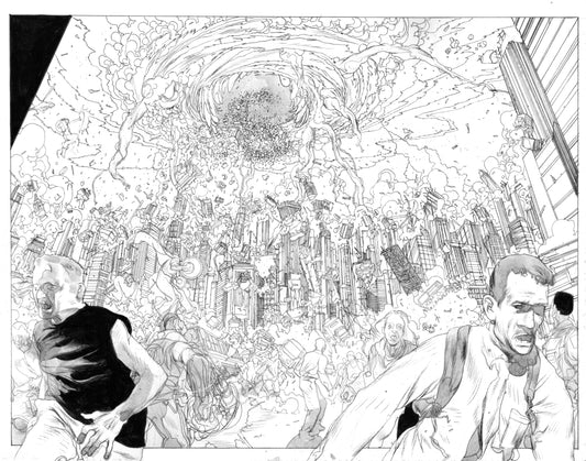Resurrection Man: Quantum Karma - Issue 04 Page 12-13 Spread